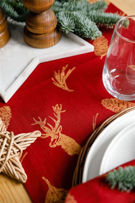 christmas metallic fabric napkins|red cloth christmas napkins.